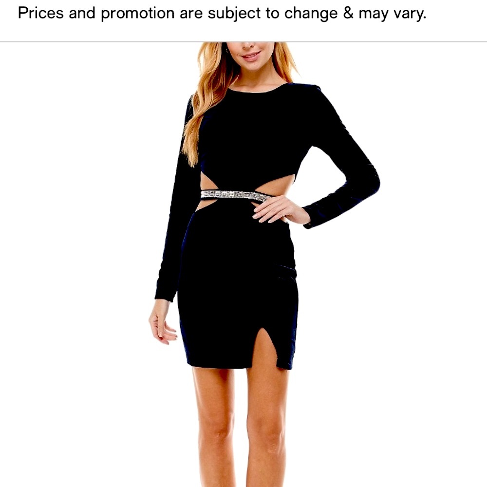 Juniors Little black dress EUC